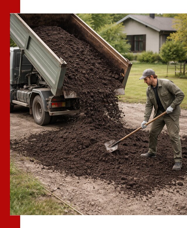 Чернозем для газона с доставкой в Балашове быстро и качественно