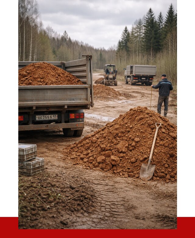 Глина и суглинки в Балашове от 4576 р. за куб | ПРОНЕРУДБла