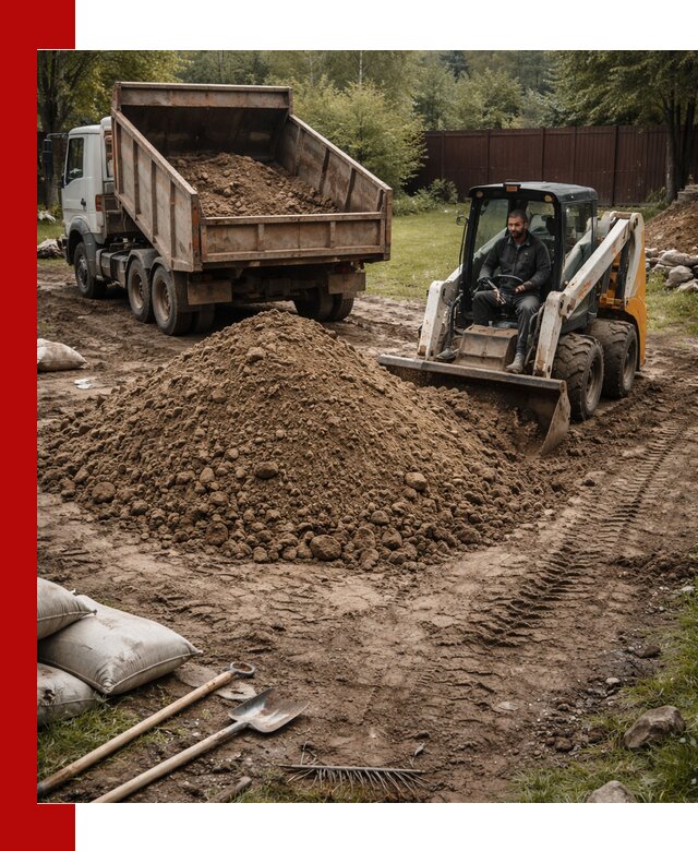 Суглинок для планировки участков в Балашове с доставкой и выгрузкой