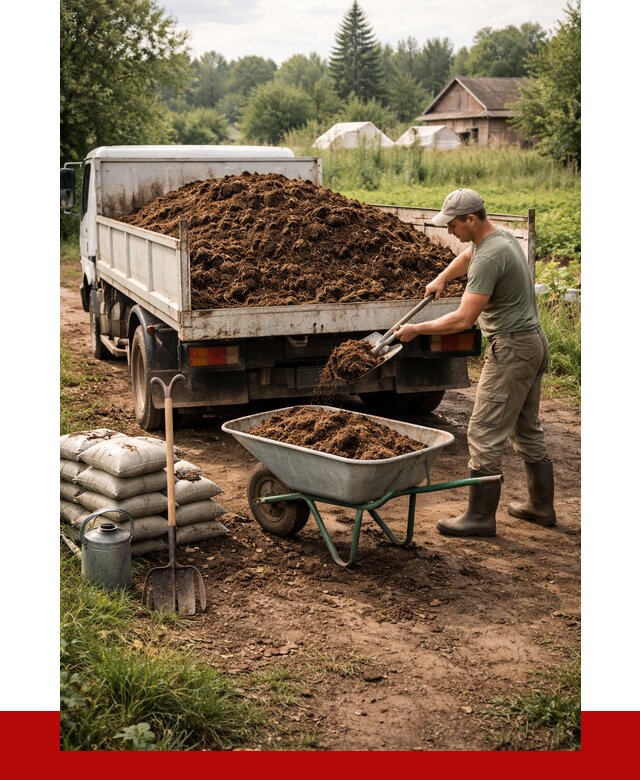 Купить коровий навоз с доставкой в Балашове от 1830 р. | ПРОНЕРУДБла