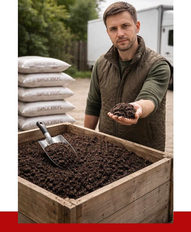 Купить биогумус в Балашове с доставкой от 8644 р. за куб | ПРОНЕРУДБла