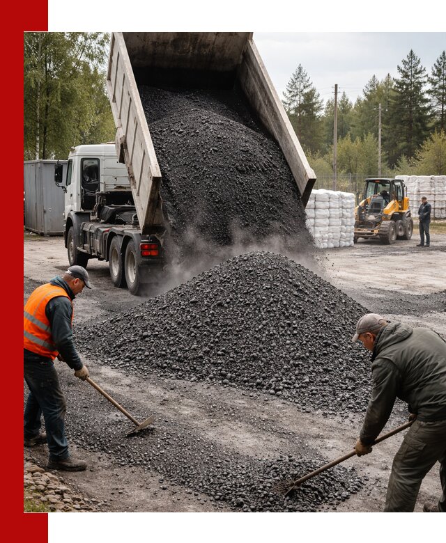 Доставка и продажа асфальтного гранулята в Балашове