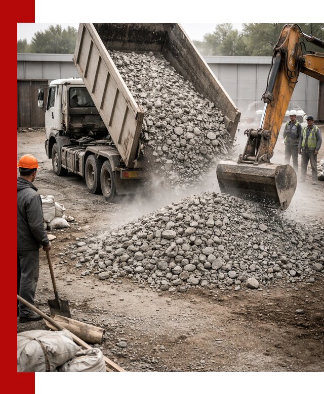 Доставка дробленого бетона в Балашове оптом и в розницу