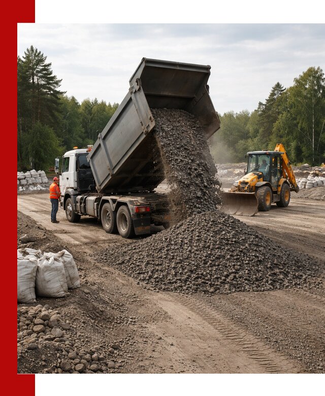 Доставка дробленого асфальта в Балашове для дорожных работ