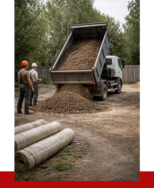 Доставка сыпучих материалов самосвалом в [cvi] от 4271 р. | ПРОНЕРУДБла