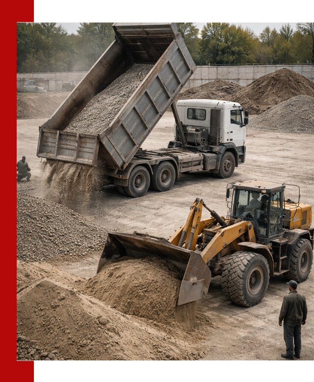 Перевозка сыпучих грузов самосвалами и бортовыми в Балашове