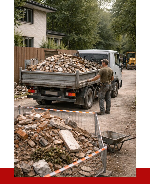 Вывоз строительного мусора с погрузкой в Балашове от 7627 р | ПРОНЕРУДБла