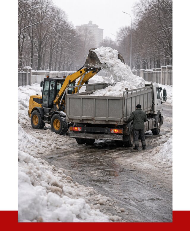 Вывоз снега с погрузкой в Балашове от 3559 р. ПРОНЕРУДБла