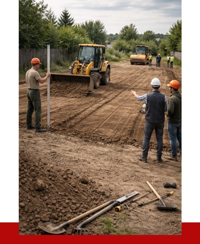 Планировка участка грунтом в Балашове от 4576 р ПРОНЕРУДБла