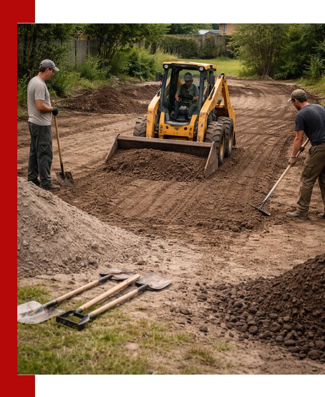 Планировка участка грунтом с вывозом и доставкой в Балашове