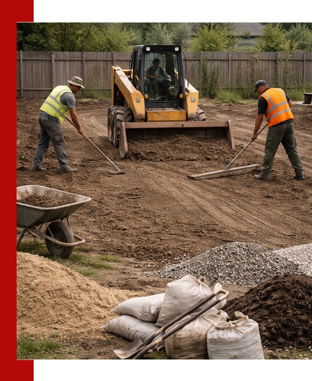Выравнивание участка под строительство и благоустройство в Балашове