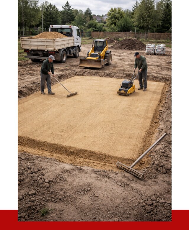 Устройство песчаной подушки в Балашове от 4576 р. ПРОНЕРУДБла